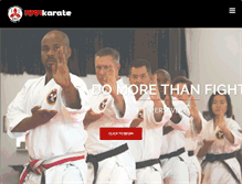 Tablet Screenshot of nrkkarate.com